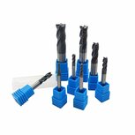 8-Piece Carbide End Mill Set (2 - 12 mm)