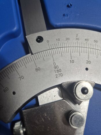 Universal Precision Bevel Protractor &ndash; 0-320 Degrees &ndash; Stainless Steel