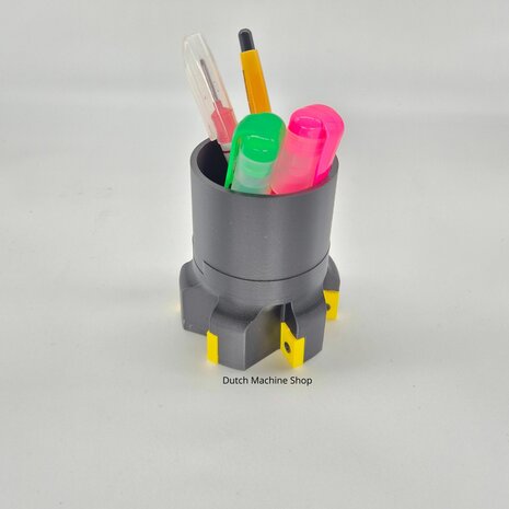 Pen Holder "The Face Mill" &ndash; Heavy Artillery for Your Desk