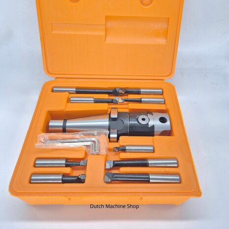 Boring Head Set 50mm (NT40 / ISO40) &ndash; 12-piece